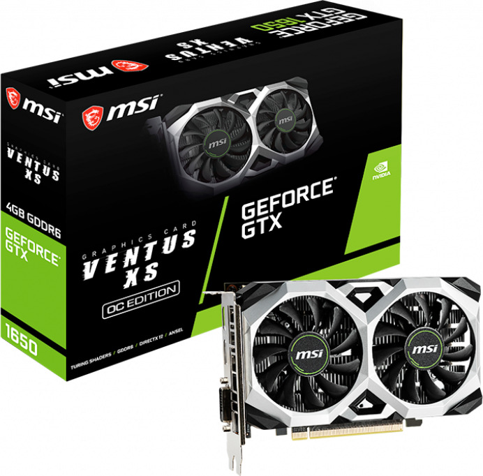 MSI GeForce GTX 1650 D6 VENTUS XS OC 4GB