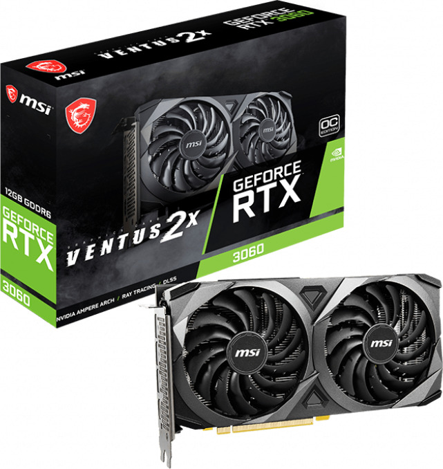 MSI GeForce RTX 3060 12GB Ventus 2X OC LHR (912-V397-039)