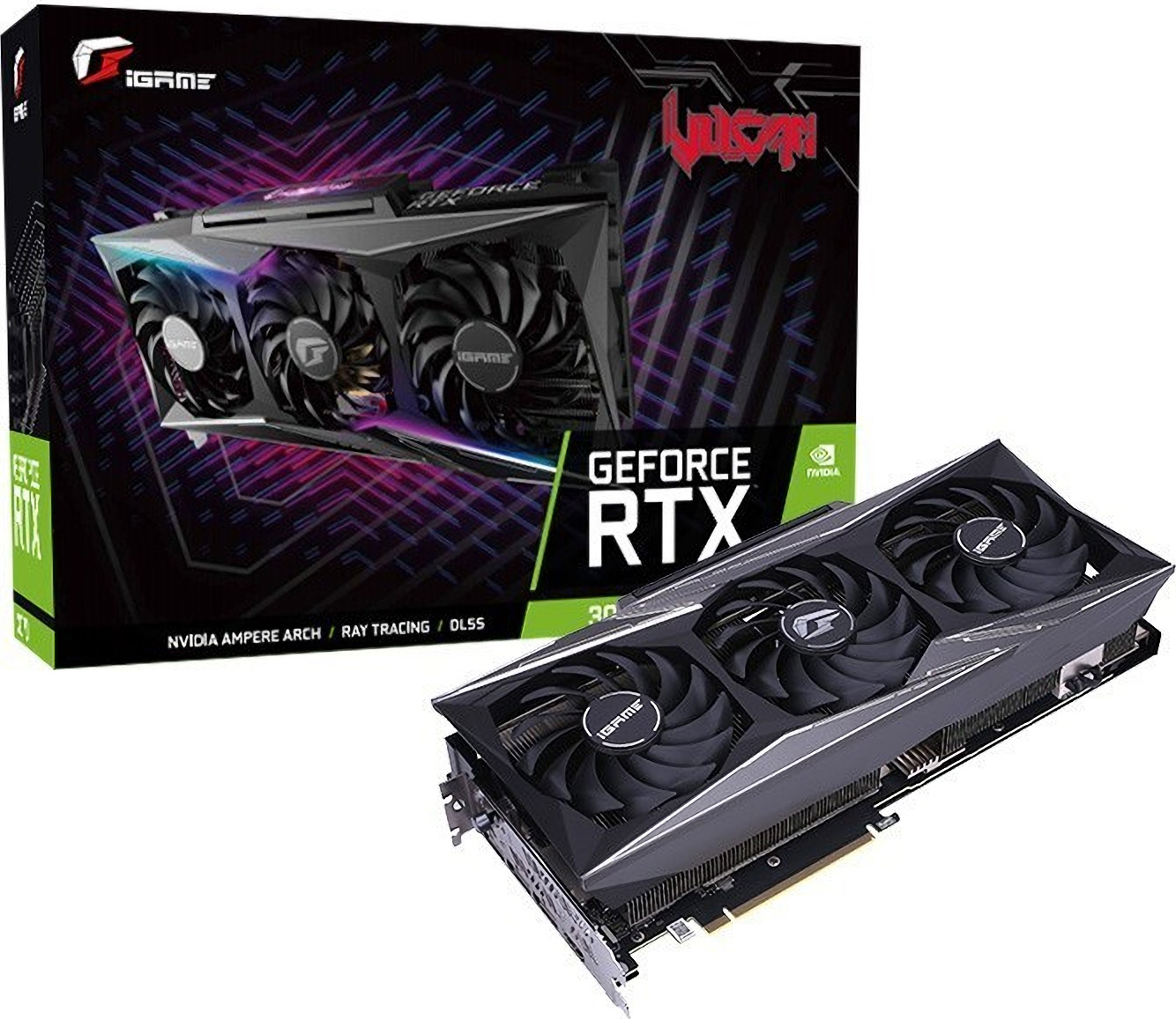 Colorful GeForce RTX 3060 Ti 8GB iGame Vulcan OC LHR-V