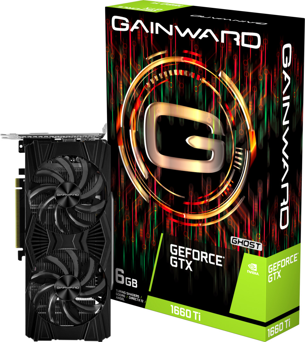 Gainward GeForce GTX 1660 Ti 6GB Ghost (NE6166TO18J9-1160L)
