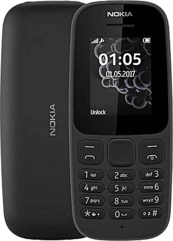 Nokia 105 SS Black (ENG,CZE,SVK,HUN) EU