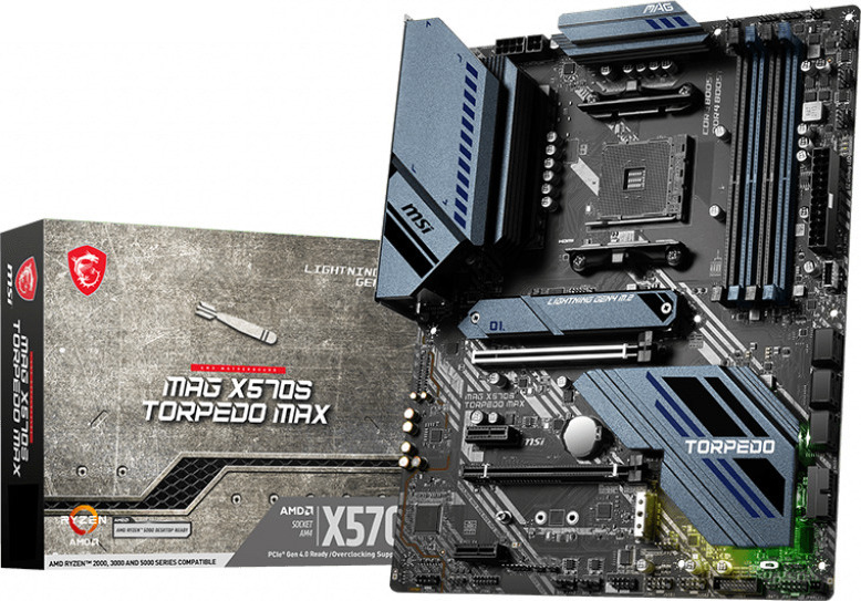 MSI MAG X570S Torpedo Max Motherboard ATX με AMD AM4 Socket 7D54-005R