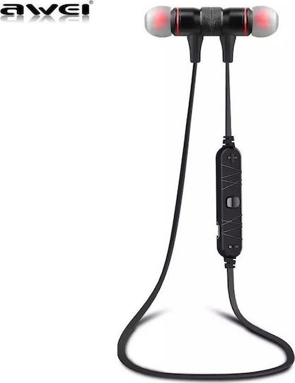 Awei A920BL In-ear Bluetooth Handsfree Ακουστικά με Αντοχή στον Ιδρώτα Μαύρα