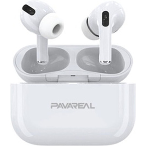 Pavareal P5 In-ear Bluetooth Handsfree Ακουστικά με Θήκη Φόρτισης Λευκά