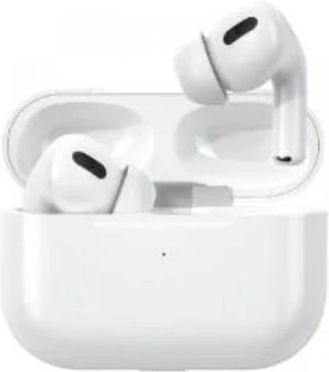 Pavareal P3 In-ear Bluetooth Handsfree Ακουστικά με Θήκη Φόρτισης Λευκά