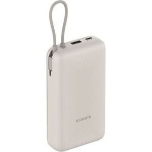 Xiaomi Power Bank 20000mAh 33W με Θύρα USB-A και Θύρα USB-C Μπεζ