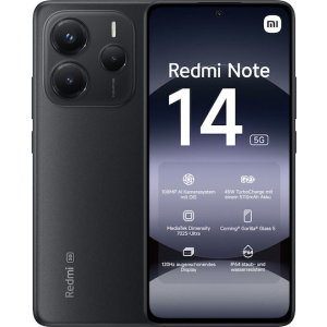 Xiaomi Redmi Note 14 NFC 5G Dual SIM (6/128GB) Midnight Black