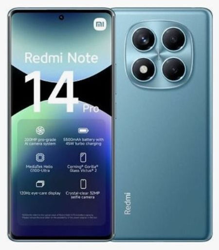 Xiaomi Redmi Note 14 Pro 4G NFC Dual SIM (12/512GB) Ocean Blue