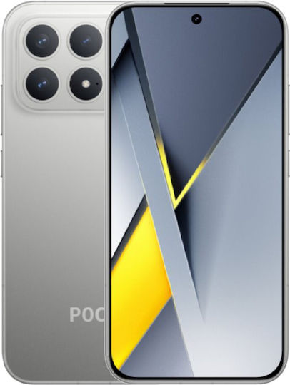 Xiaomi Poco F8 Pro 5G NFC Dual SIM (12/256GB) Ασημί