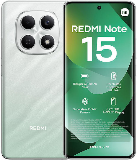 Xiaomi Redmi Note 15 4G NFC Dual SIM (8/256GB) Πράσινο